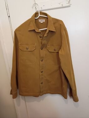 Wallace and Barnes Utility Chore Cotton  tan Shacket Size M